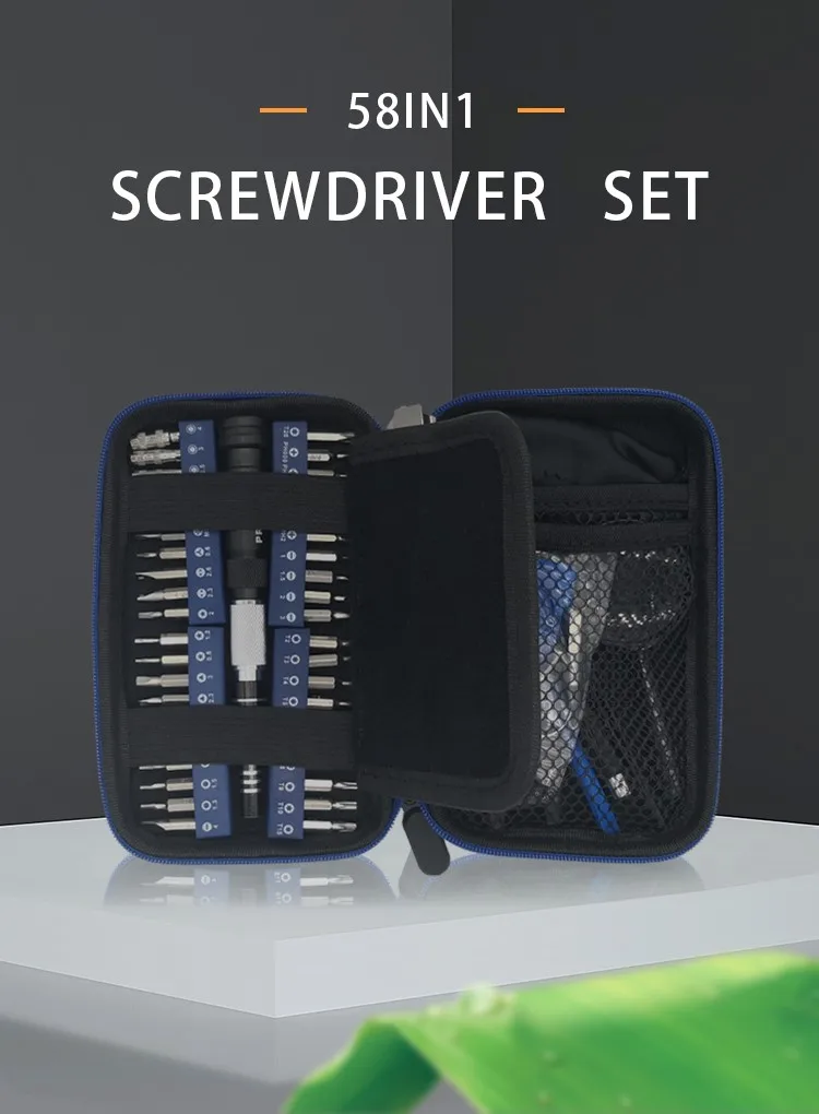 58 In 1 Screwdriver Set Multibit Tools Repair Screw Driver