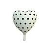 Beige Black Polka Dot Heart