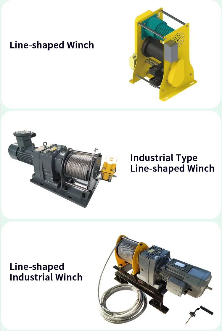 Heavy Duty Mono Winch 8 Tonnes 500m 380v415v440v Three Phase Electric