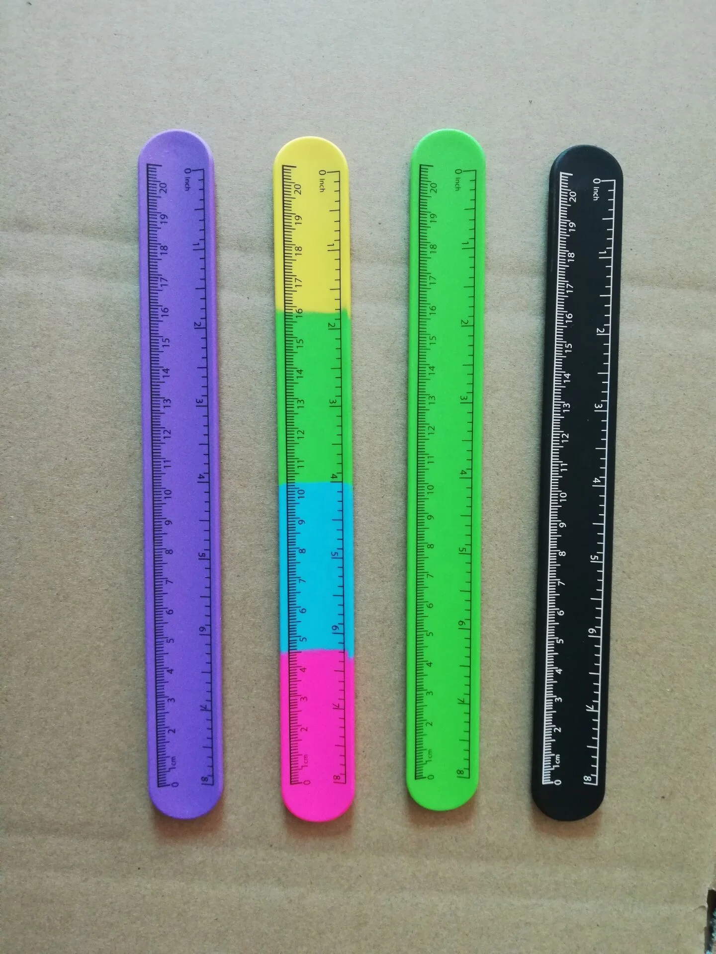 Functional Snap Bracelet Ruler Measure Slap Wristbands