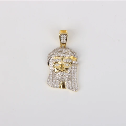 Micro Set Jesus Pendant 925 Sterling 