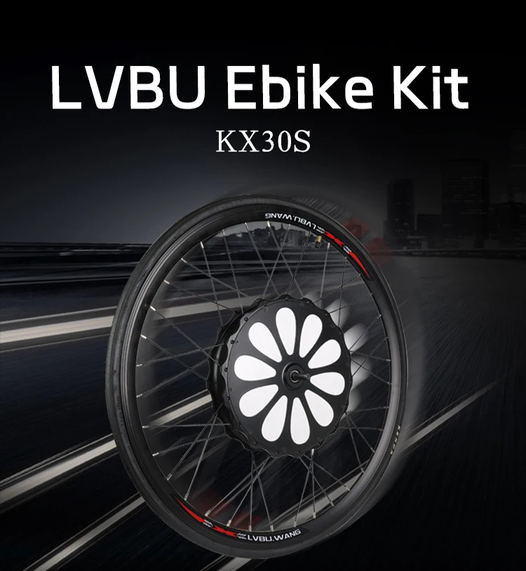 Kit Conversion électrique Vélo - Moteur 1000W 48V, Roue Avant 26 Pouces