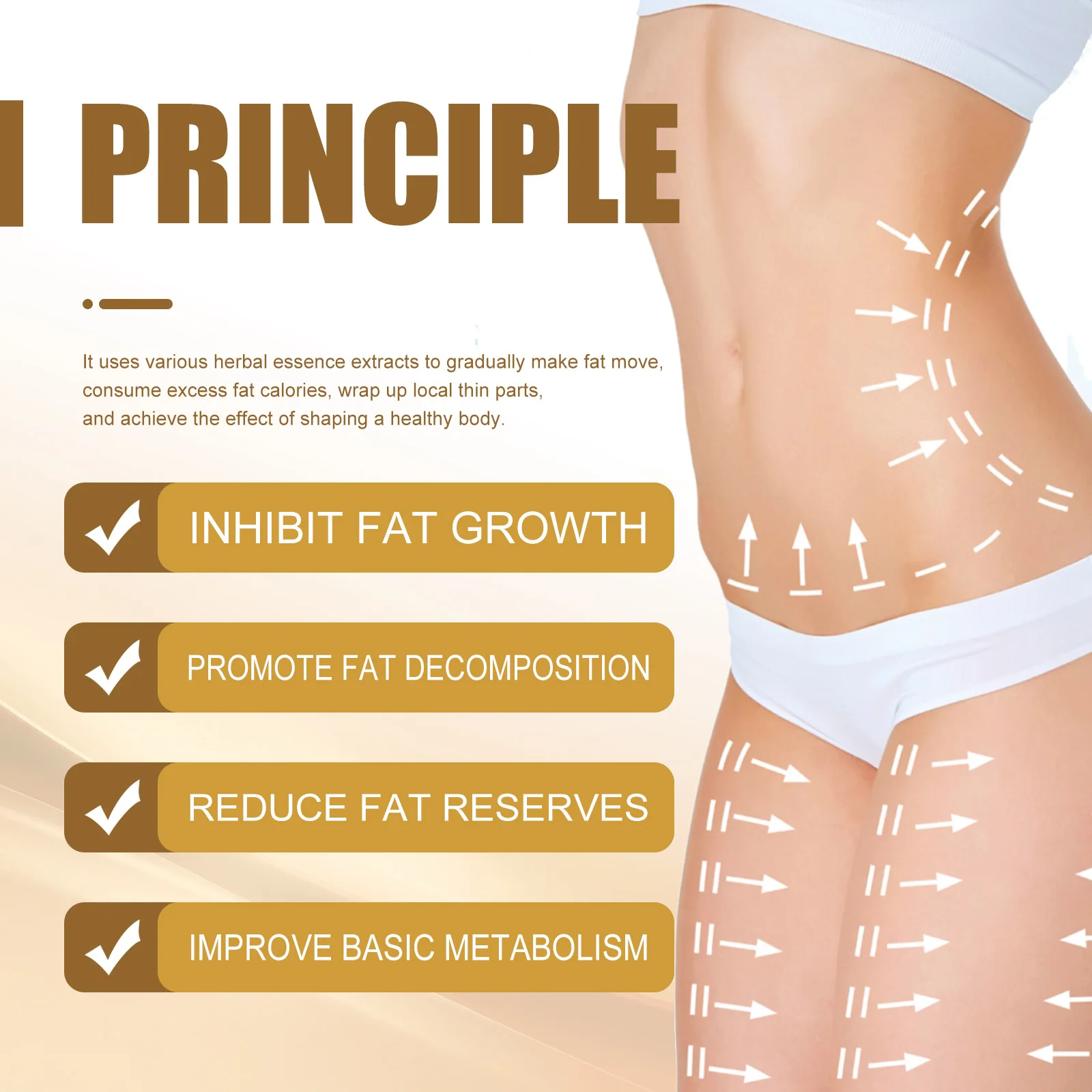 JAYSUING Body Massage Ball Weight Loss Fat Burning 7 Days Ginger Slimming Cream