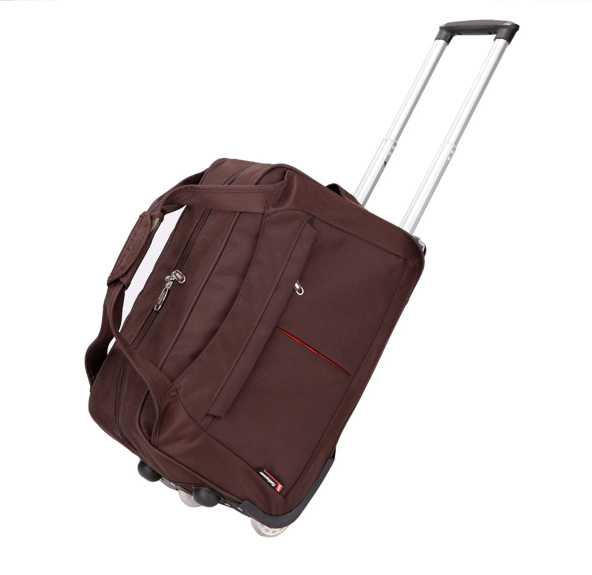 Borsa da viaggio grande capacità donna con 4 ruote, zaino