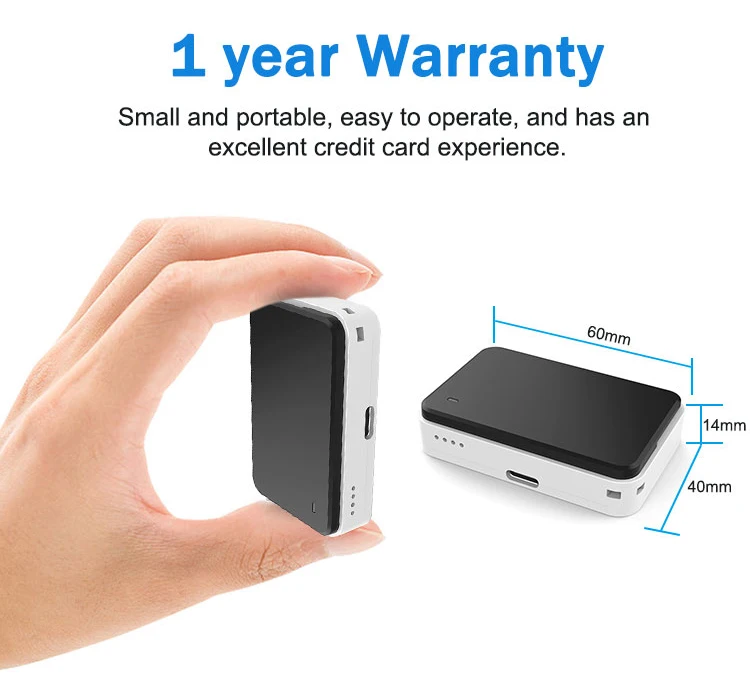 Bt Usb Emv Wireless Mpos Terminal Smart Mobile Credit Card Reader I21b