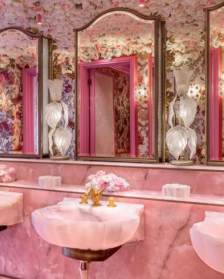 洗面化粧台トップ天然ピンクオニキス浴室シンク天然翡翠バックライト