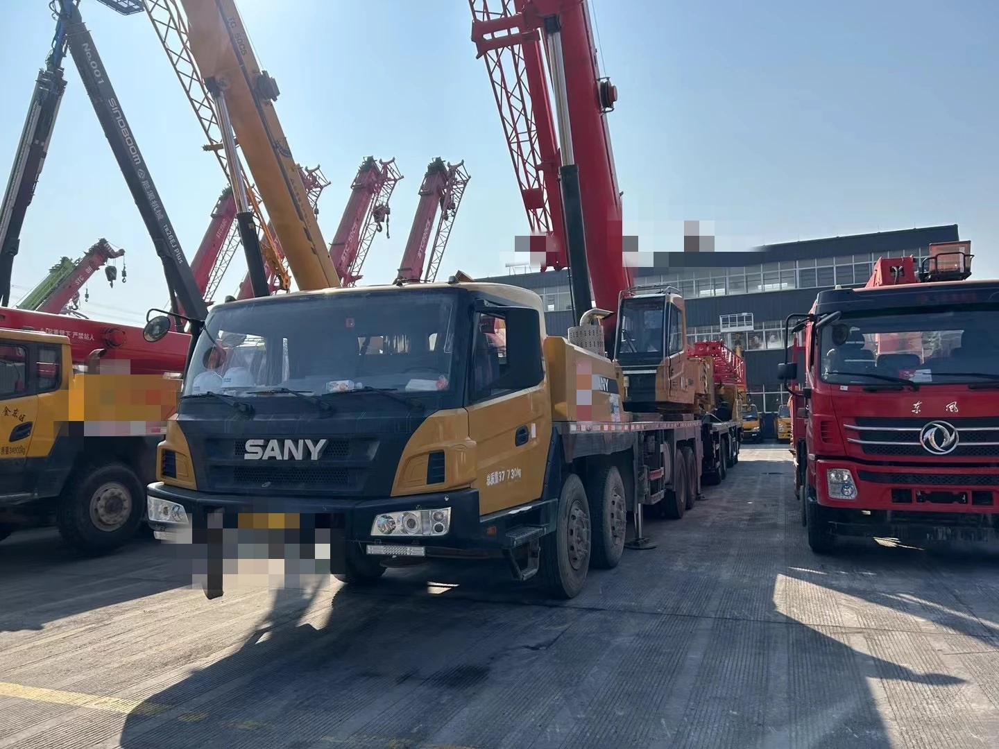 Original China Sany STC500 50t Second Hand Truck Cranes Power Saving