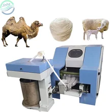 Small textile cotton combing sheep wool web sliver making machine fiber opening wool yarn carding spinning machine