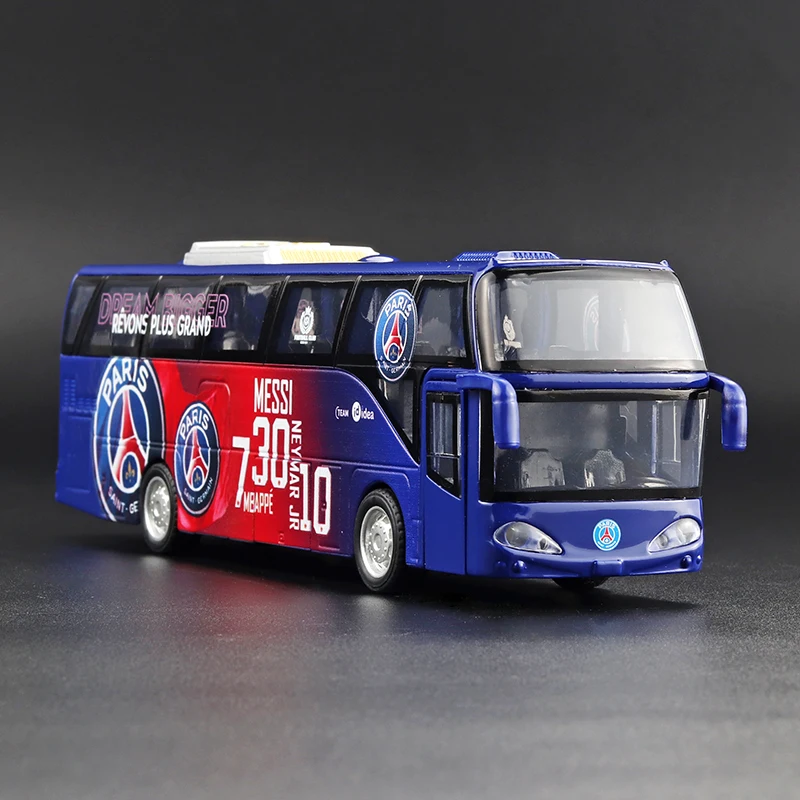 Modèle de voiture jouet haute simulation 1:50 en plastique moulé sous  pression, bus à inertie, tour de ville, abs, cadeaux pour enfants - jouets  de véhicule
