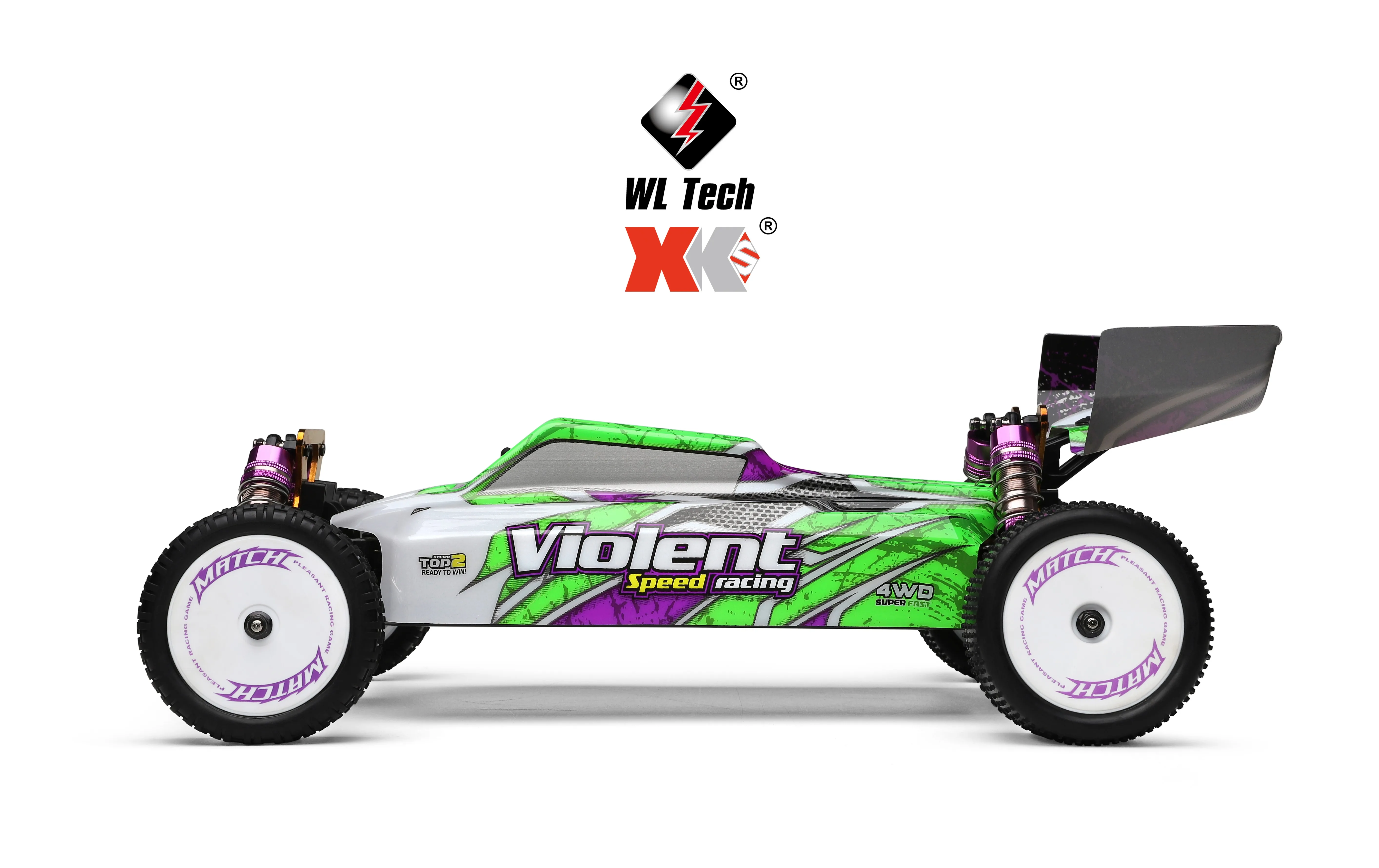 XK Wltoys 104002 Highspeed 4WD Racing Car - 60KM/H Brushless