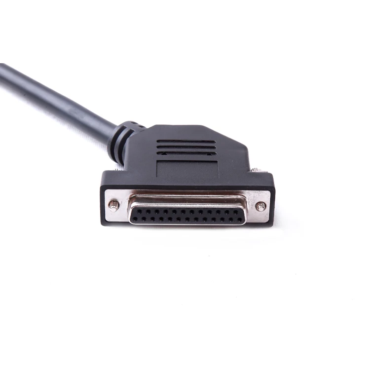 DB25 Low Profile Right Angle Cable For Automotive Car & Vehicle Electronics