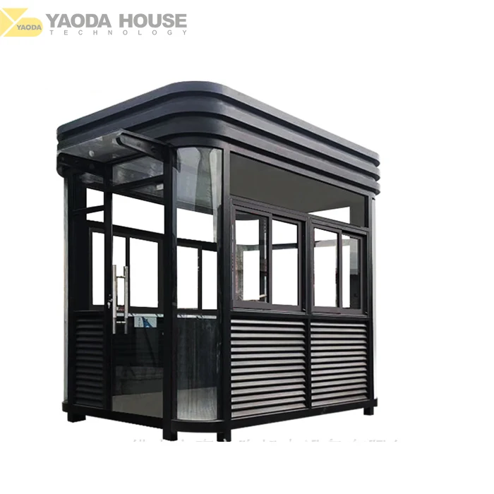 Cheap Easy Assembly Sandwich Panel Outhouse Prefabricated Portable Security Booth for Sale