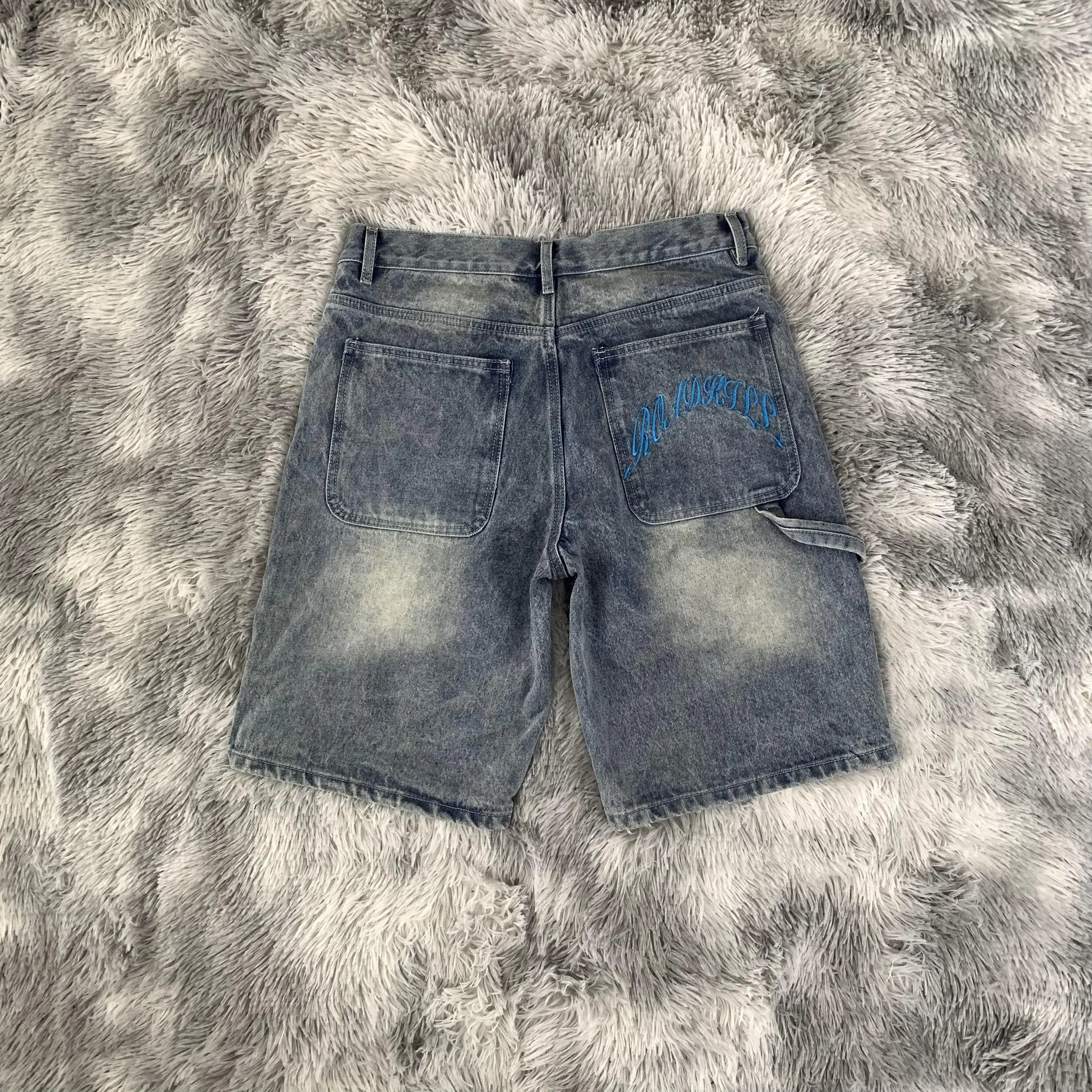 【JEMUT】23SS★ Kurz Carpenter Denim Half Pants Carpenter Denim Shorts – Premier