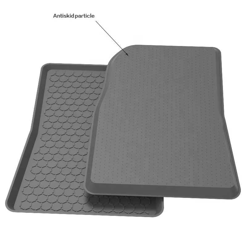 Wellfine High Quality Nonslip Silicone Car Floor Mats Custom Car