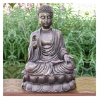 Golden Statue Bronze Big Lord Garden Statues Mold Gold Outdoor Budda Sitting Wholesale Indian Home Decoration Buddha Sculpture