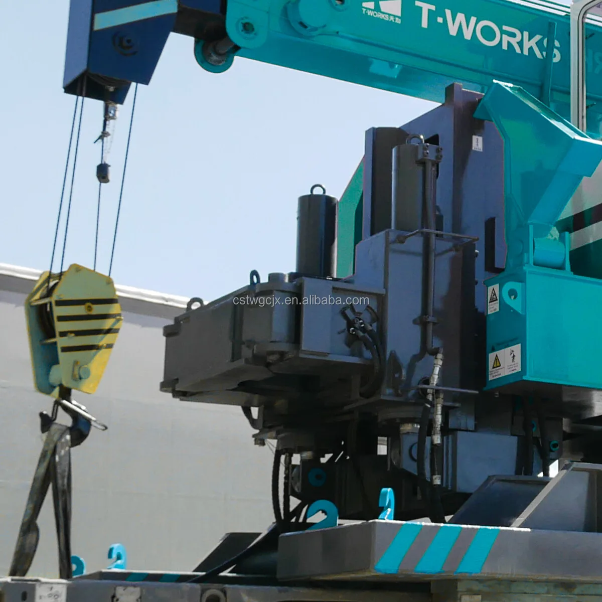 Mini Silent Pile Driver for Pushing the Phc Pile and square Concrete Pile With Lifting Device for Phc Pile ZYC120