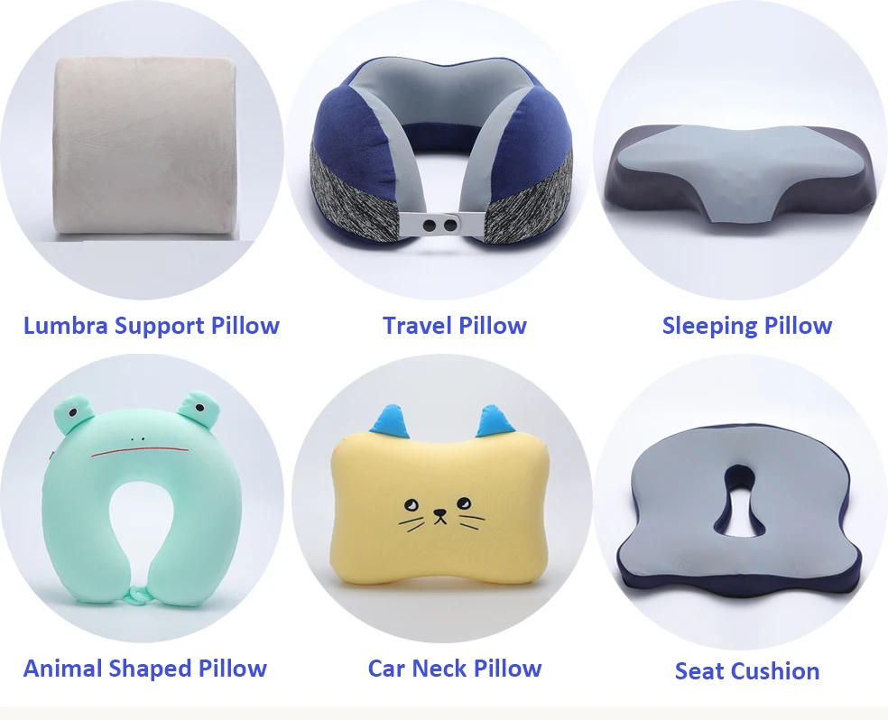 product 2024 grey relieve back pain car seat back support memory foam lumbar support pillow chair backrest back cushion-55