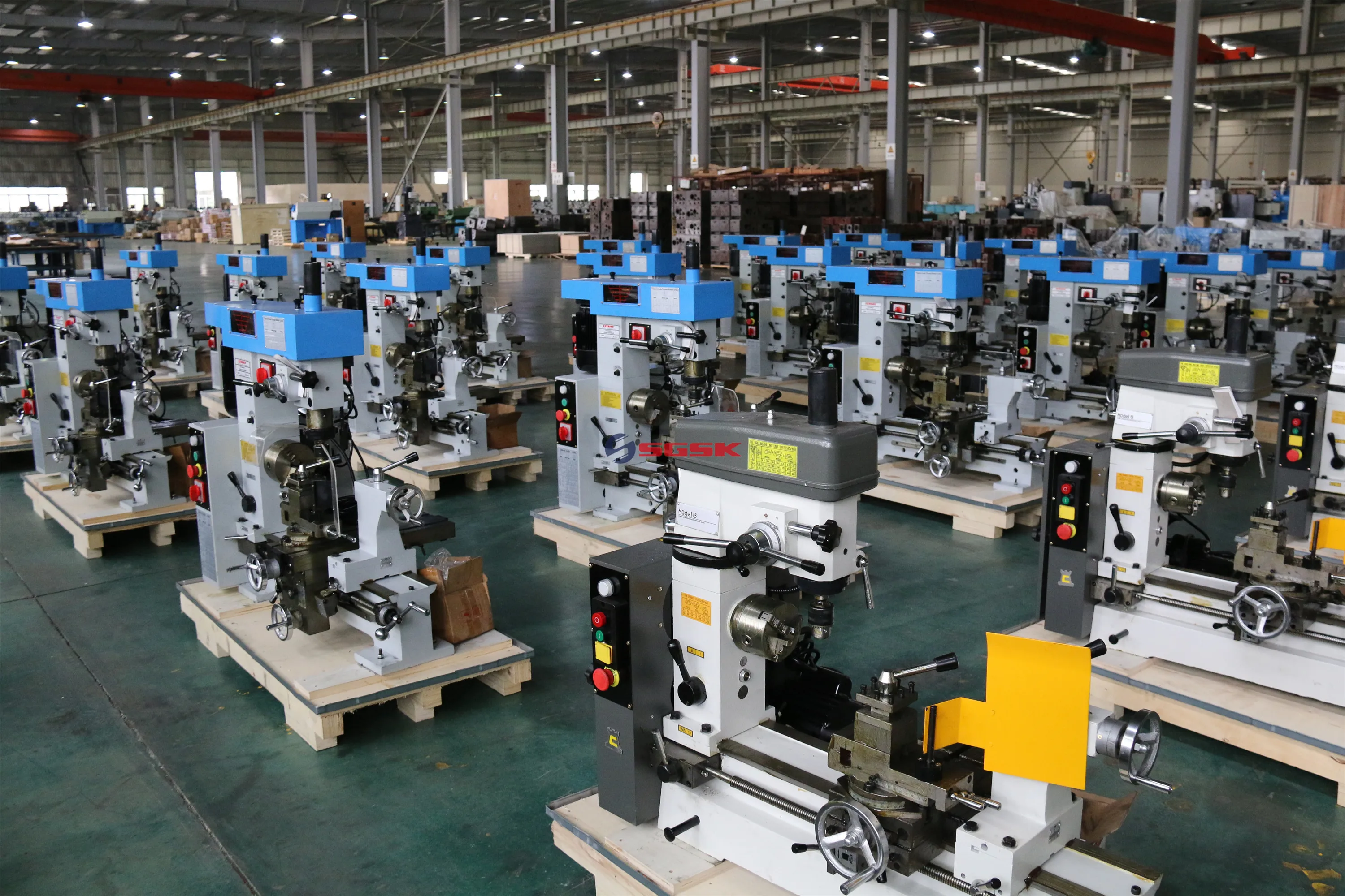 Mini Mill Dill Combo HQ500V HQ800V Portable Shenyang Manual Lathe