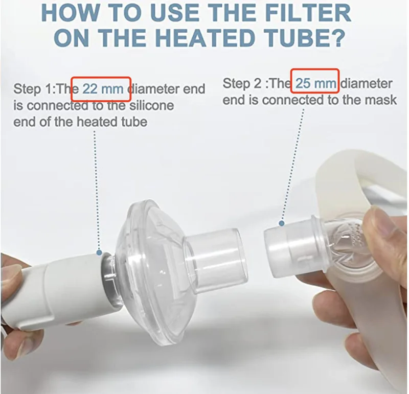 Filters for Cpap Machine, Cpap Filters Fit Inline Filters Compatible with Cpap Mask, Size 22mm and 25mm Cpap Tube, Hot Sales