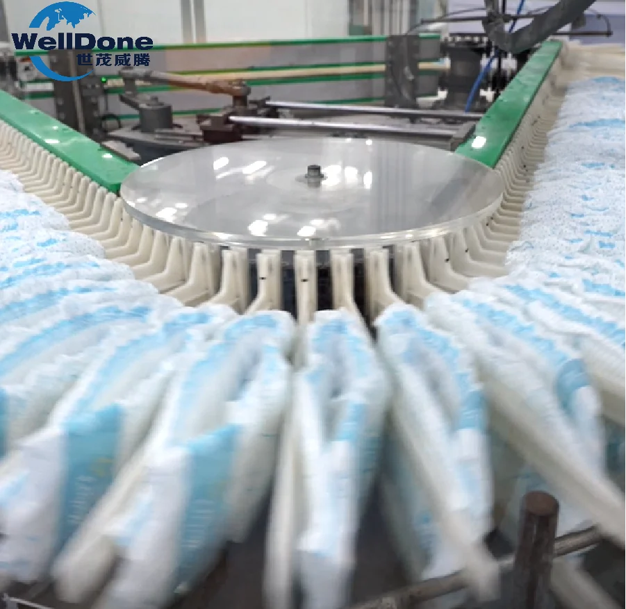 Full servo baby diaper machine price production line