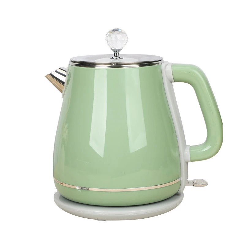 1.8L горячий бойлер Электрический чайник из нержавеющей стали кувшин для воды электрический с двойным слоем против