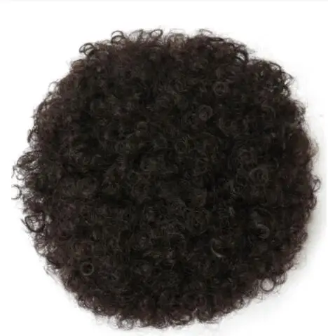 Шиньон Для Волос Афро-пучок синтетический кудрявый шиньон для черных женщин с кулиской и зажимами Размер парика хвост наращивания