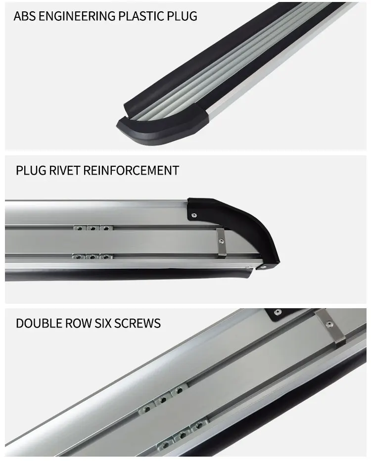 High Quality Strong Weight Capacity SUV Car Accessories Straight Side Step Aluminum Running Board for SUBARU FORESTER supplier