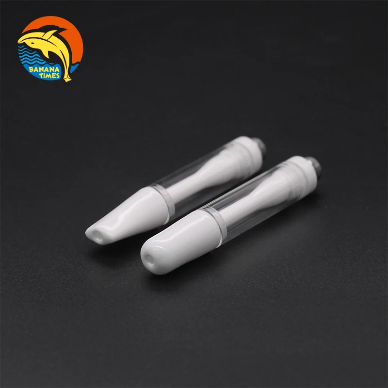 China to USA DDP 1ml vaporizer cartridge empty BC06 packaging full ceramic press tip 510 cartridge vape