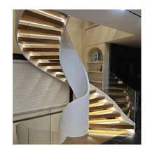 Modern Design Indoor Outdoor Spiral Staircase Easy Installation Steel Structure Villa Hotel Influencer Large New Para Interiores