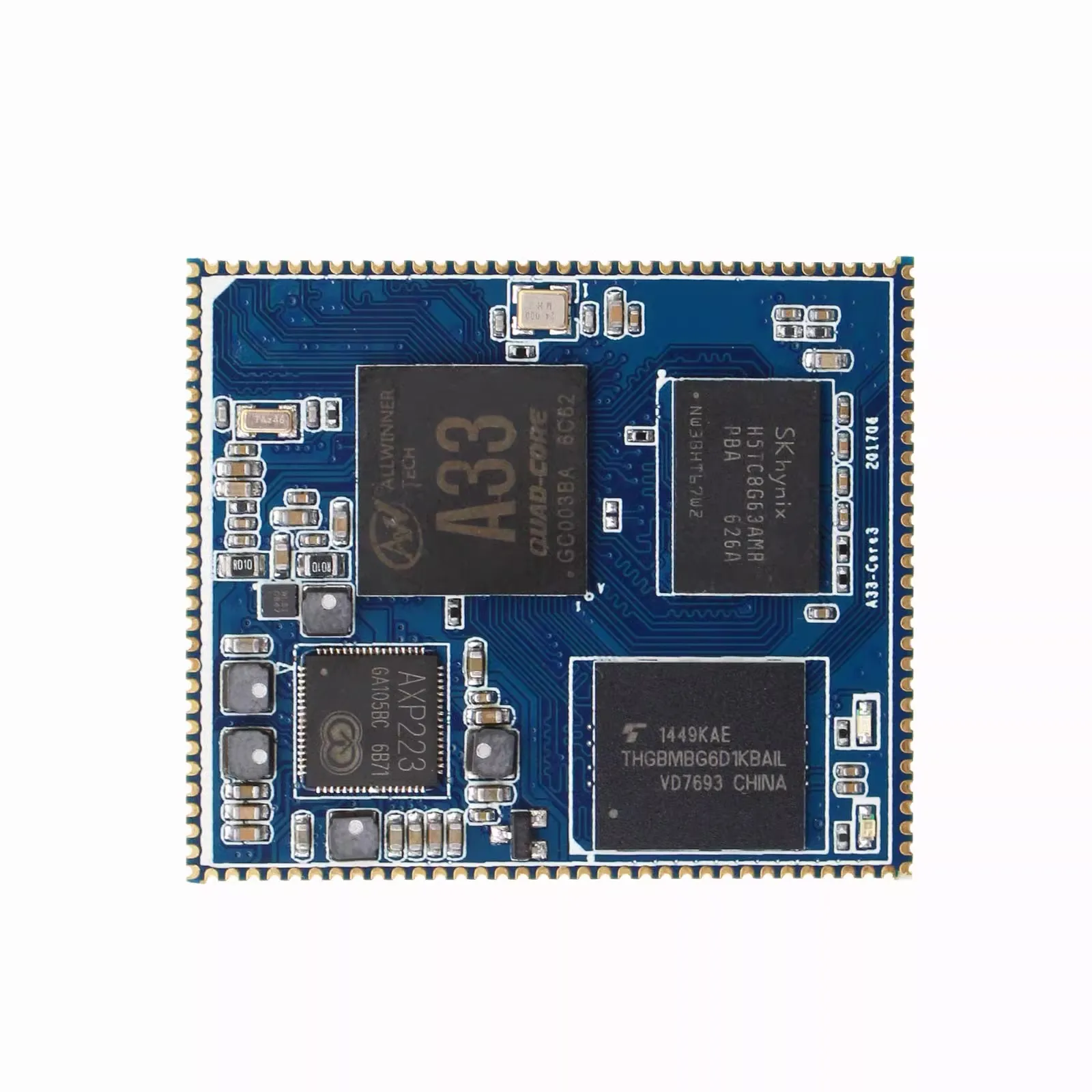 ARM Core Board A33 - Quad Core A7 1.2G Embedded Solution