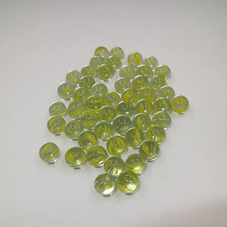 Высокое качество Цветные 16 мм круглые стеклянные шарики для детей