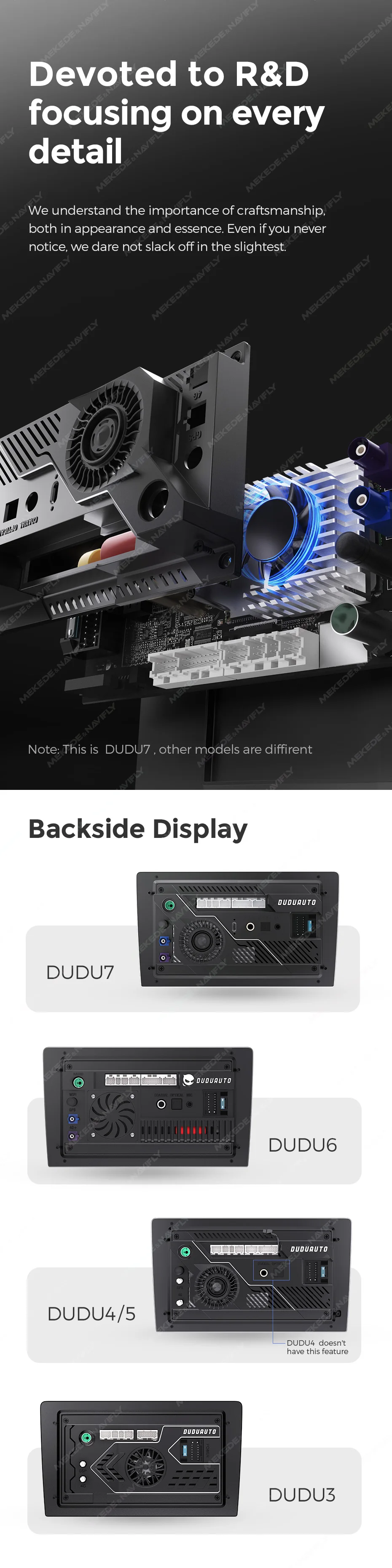 DUDUAUTO DUDU7 A7870 Android 13 Car Radio GPS Multimedia Player with ...