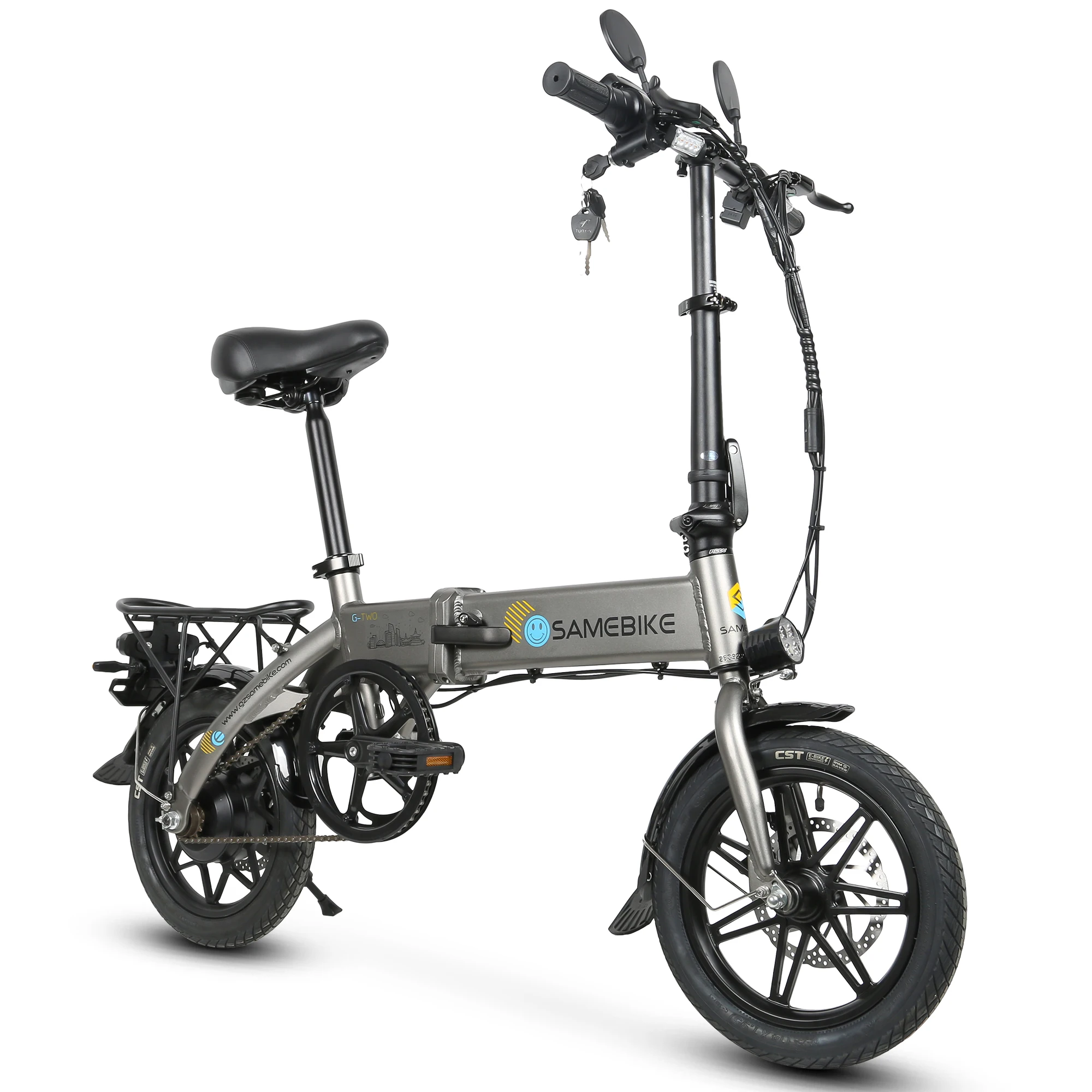 SAMEBIKE 14 Inch Foldable E-Bike - Ideal for City Rides