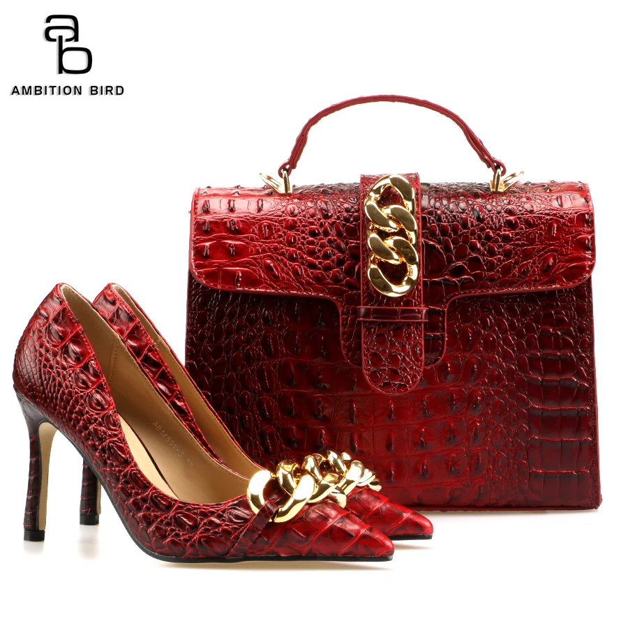 Wholesale 2023 New Designs Italian Shoe and Bag Set in African Women shoes  Matching bag Set Ladies high heels hot sale From m.