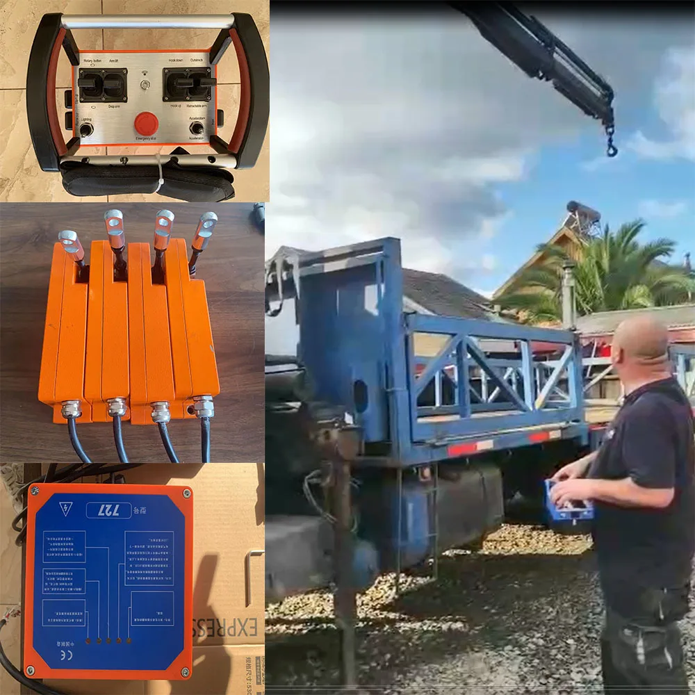 4 Joysticks Controllers Crane Radio Remote Control Lorry Remote Control