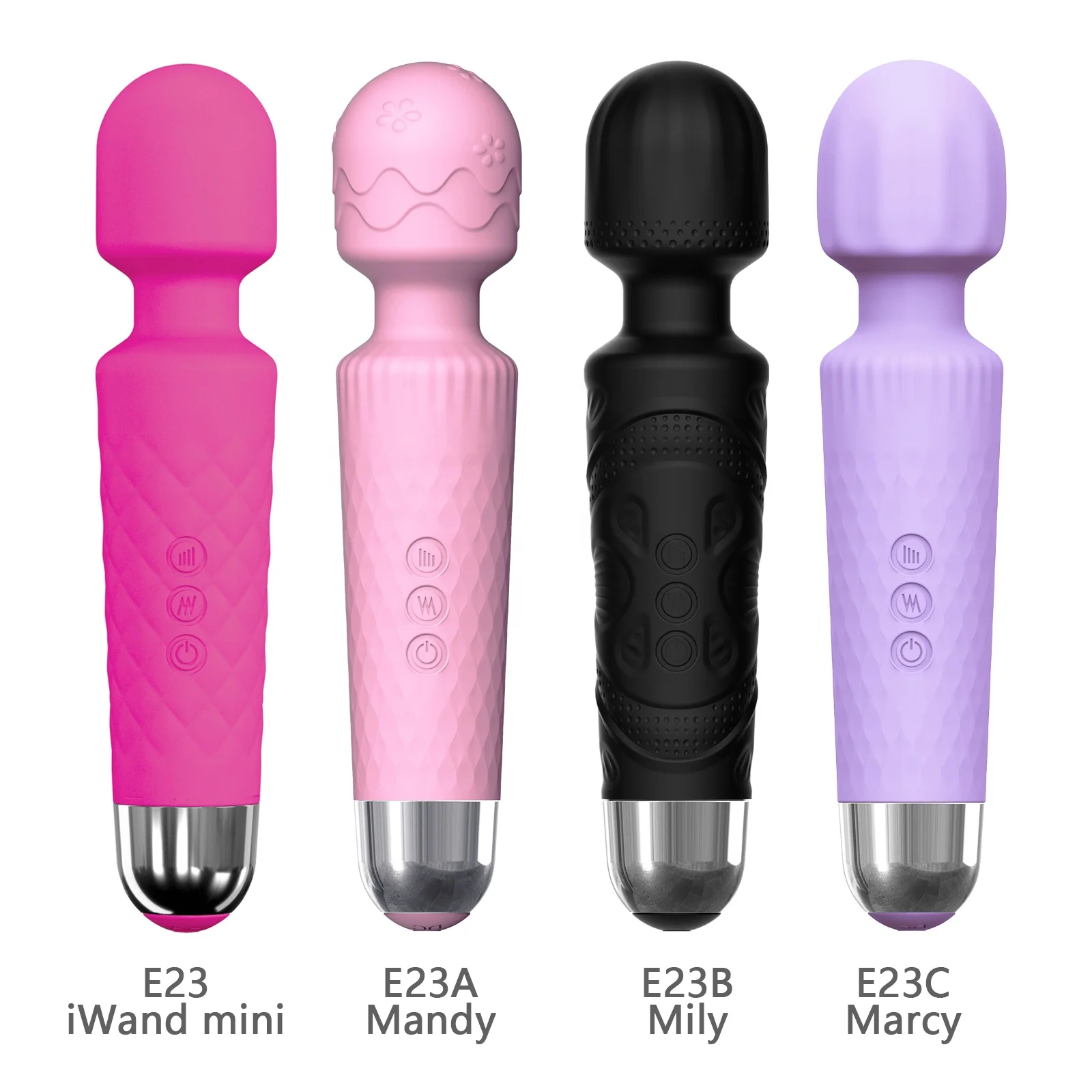 Original Manufacturer Rechargeable Mini Vibrator Wand Massager Waterproof  Adult Toy