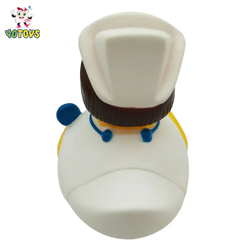 Игрушка, новинка, оптовая продажа, врач, медсестра, ПВХ пластиковая плавающая мини-резиновая детская утка для ванны, игрушки для ребенка