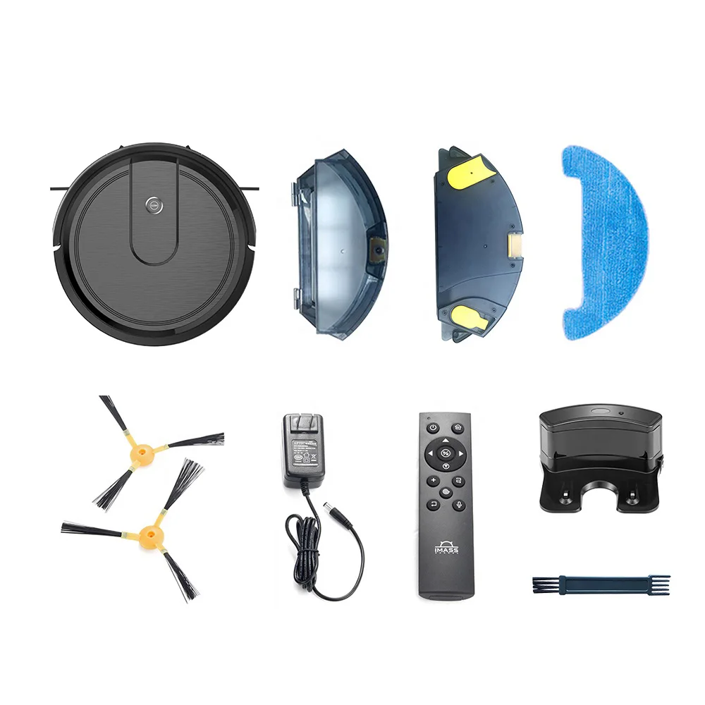 Smart App Control Robot Vacuum Cleaner with 2800Pa Power Auto-Charging Dry Wet Mopping for Home & Hotel Gyroscope Navigation