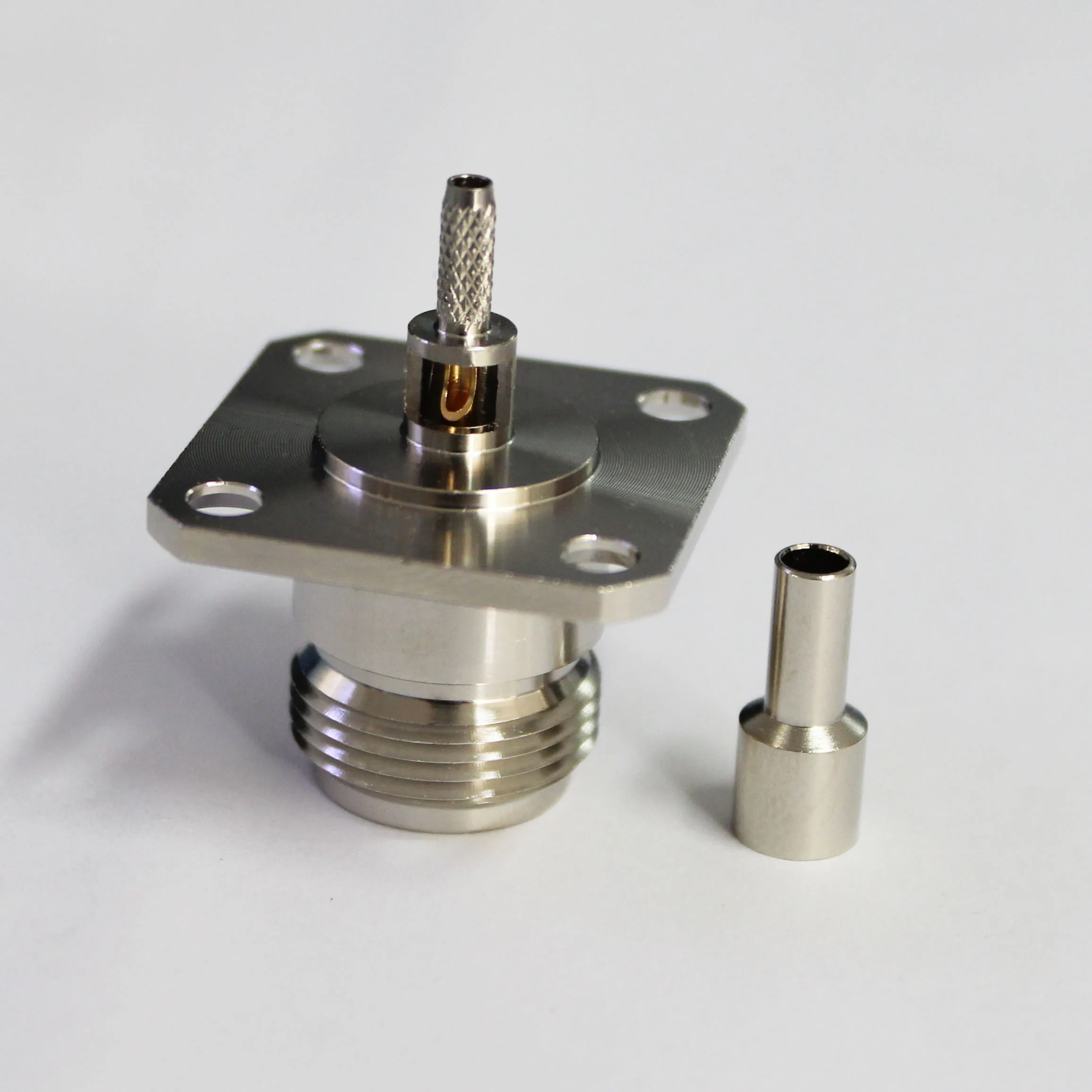 product n kf15 coaxial connector n female flange connector for rg174 rg316 coaxial cables-3