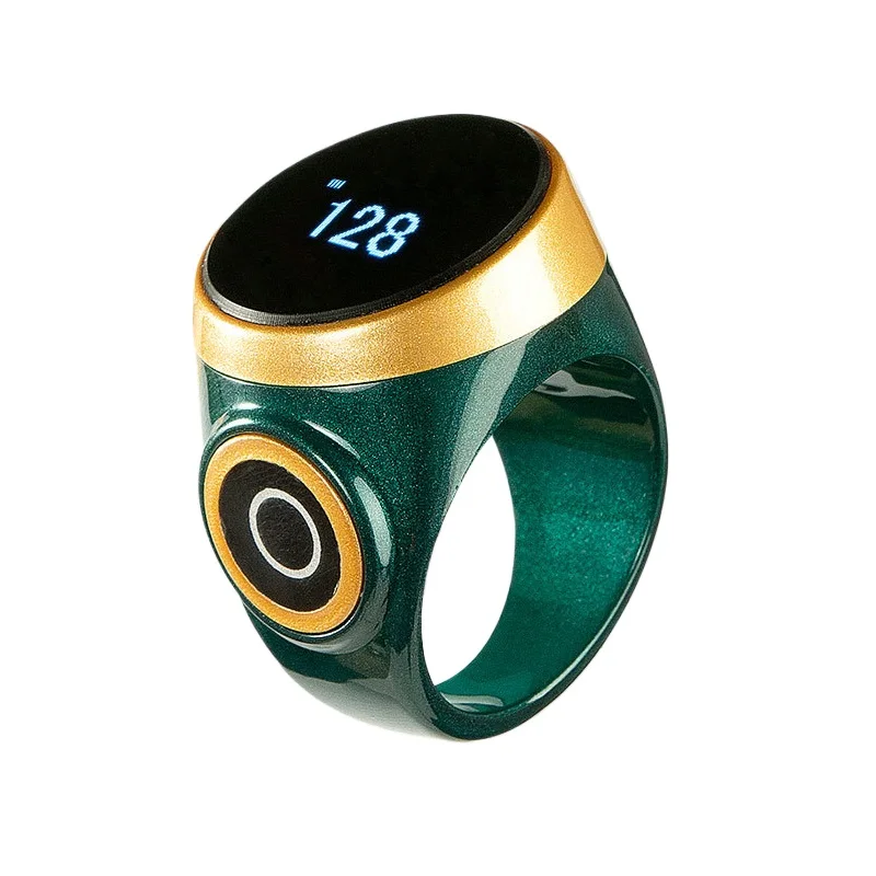 5 Compteurs De Doigts Numériques Pour Prière/méditation - Type Bague Réglable, écran électrique, Couleur Assortie
