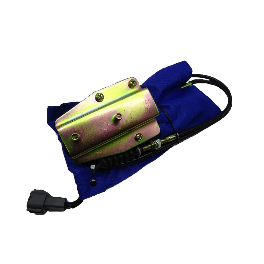 Flameout Motor Excavator Engine Flameout Solenoid 24V Throttle Motor Engine Stop Motor SY215 SY235