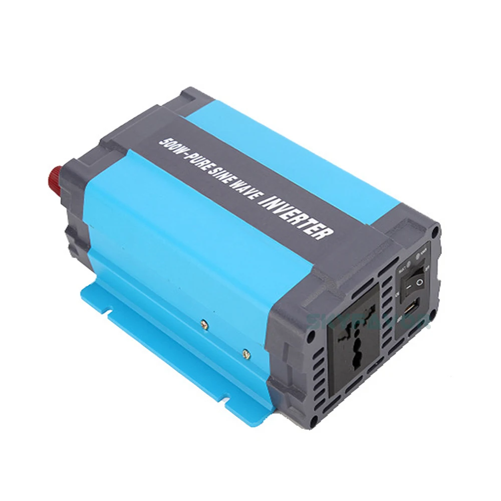 Factory Provide Pure Sine Power Inverter 12V Dc to 110Vac or 230Vac 600W Recreational Vehicle 12 Volt Pure Sine Wave Inverters