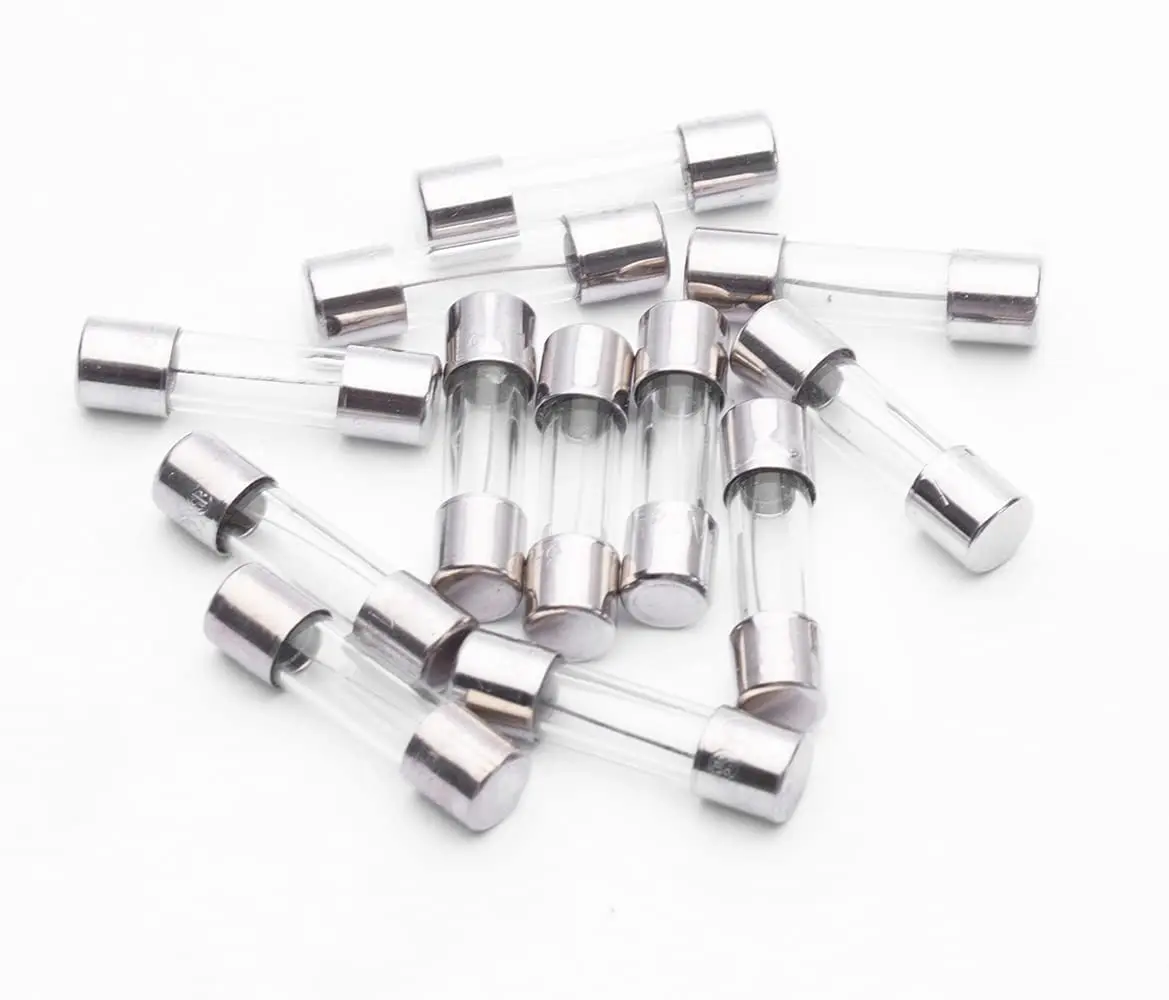 Glass Fuse Multiple Specifications 5*20mm 0.1/0.8/2/3/4/5/6/6.3/7/8/10/12/20A Fast Quick Blow Fuse
