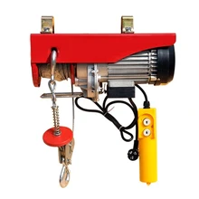 Factory direct supply 110V 100 kg-1200 kg Mini Electric Wire Rope Hoist Electric Hoist with Remote Control Lift Electric Hoist