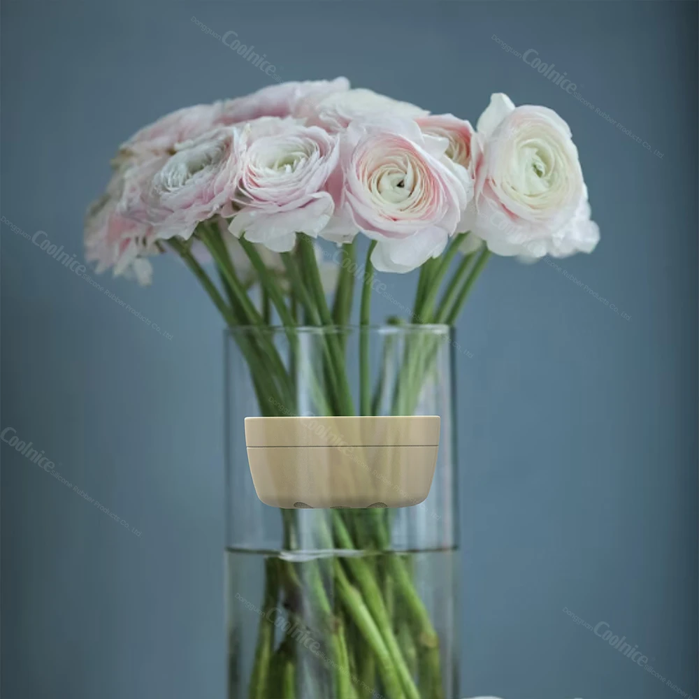 Supports De Tige Fleurs En Spirale - Lot De 6 - Ikebana Transparent - Pour Vases Et Compositions Florales