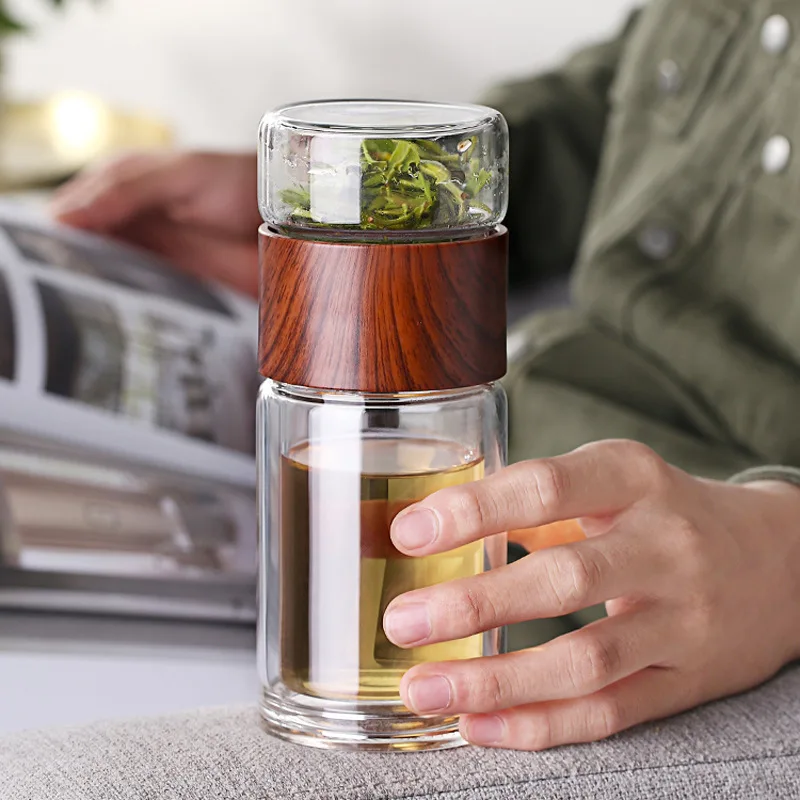 Eco-friendly Glass Tumbler CHUFENG Tea Master Vacuum Cup