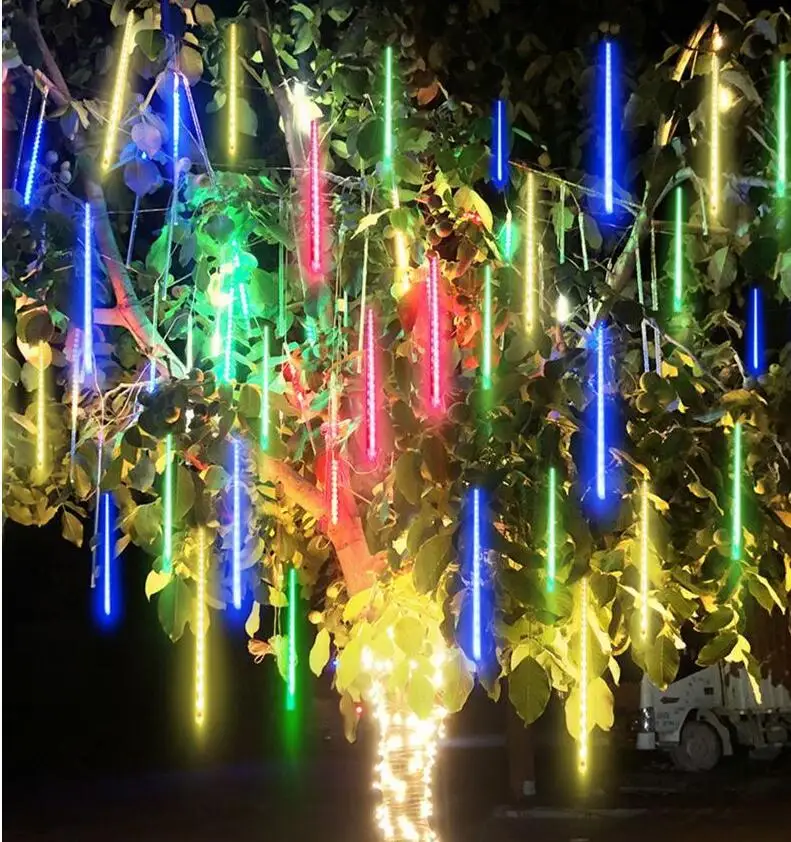 288 LED Solar Meteor Shower String Lights Tree Lamp / 100 LED String Light  Xmas