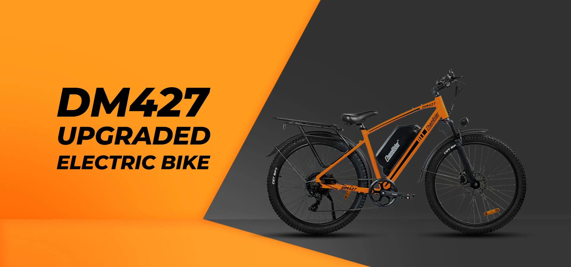 Chamrider Food Delivery Ebike - Waterproof & Full Suspension