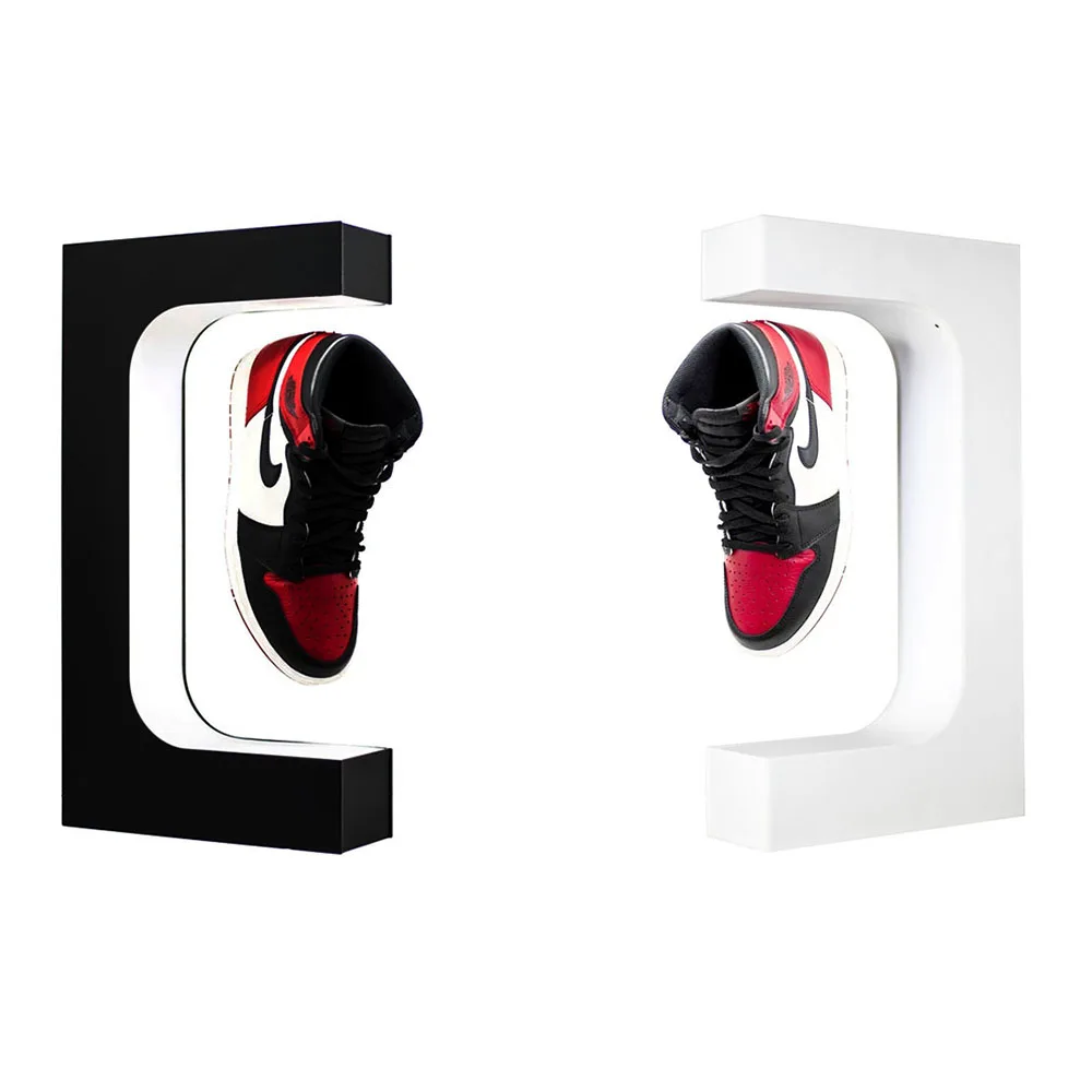 Perigon rotation magnetic floating shoe display rotating display stand magnetic levitation products