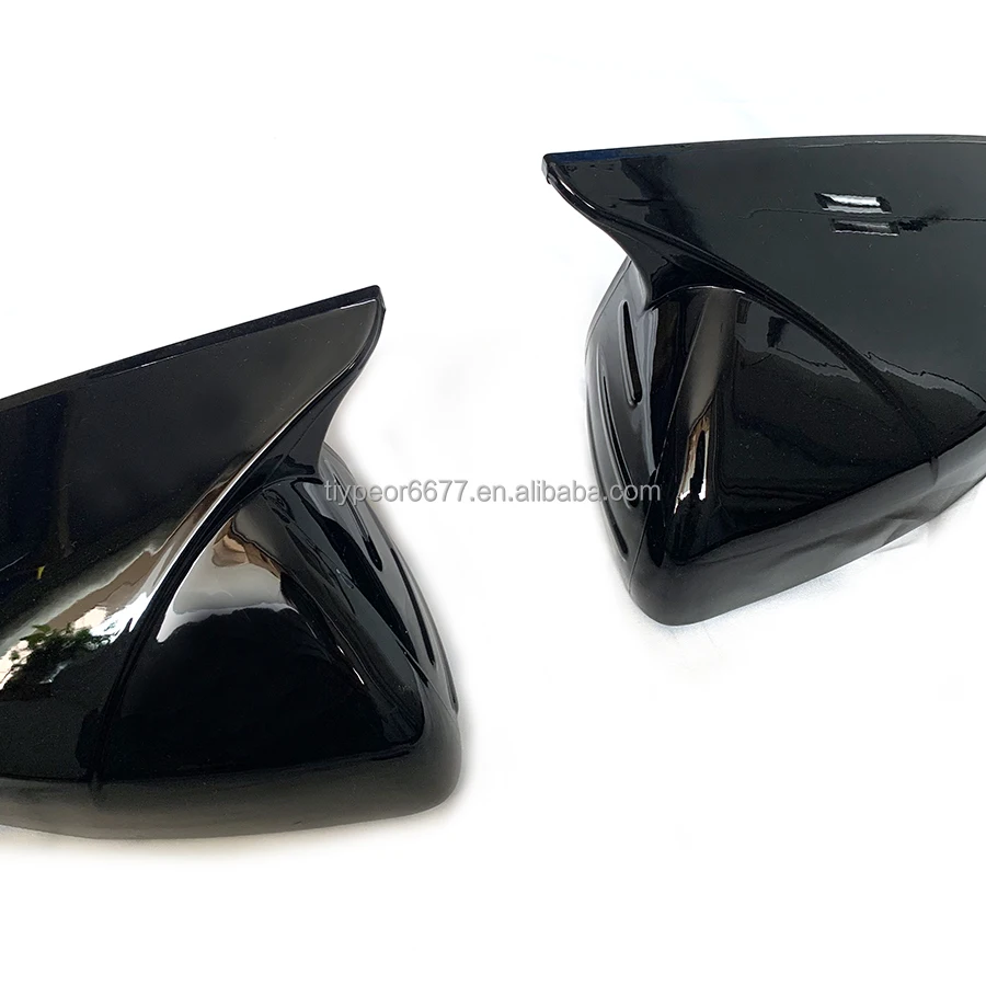 product new gloss black door rear view mirror cover trim for kia sorento 2019 2022 2020 2021 tiypeor exterior accessories body kits-8